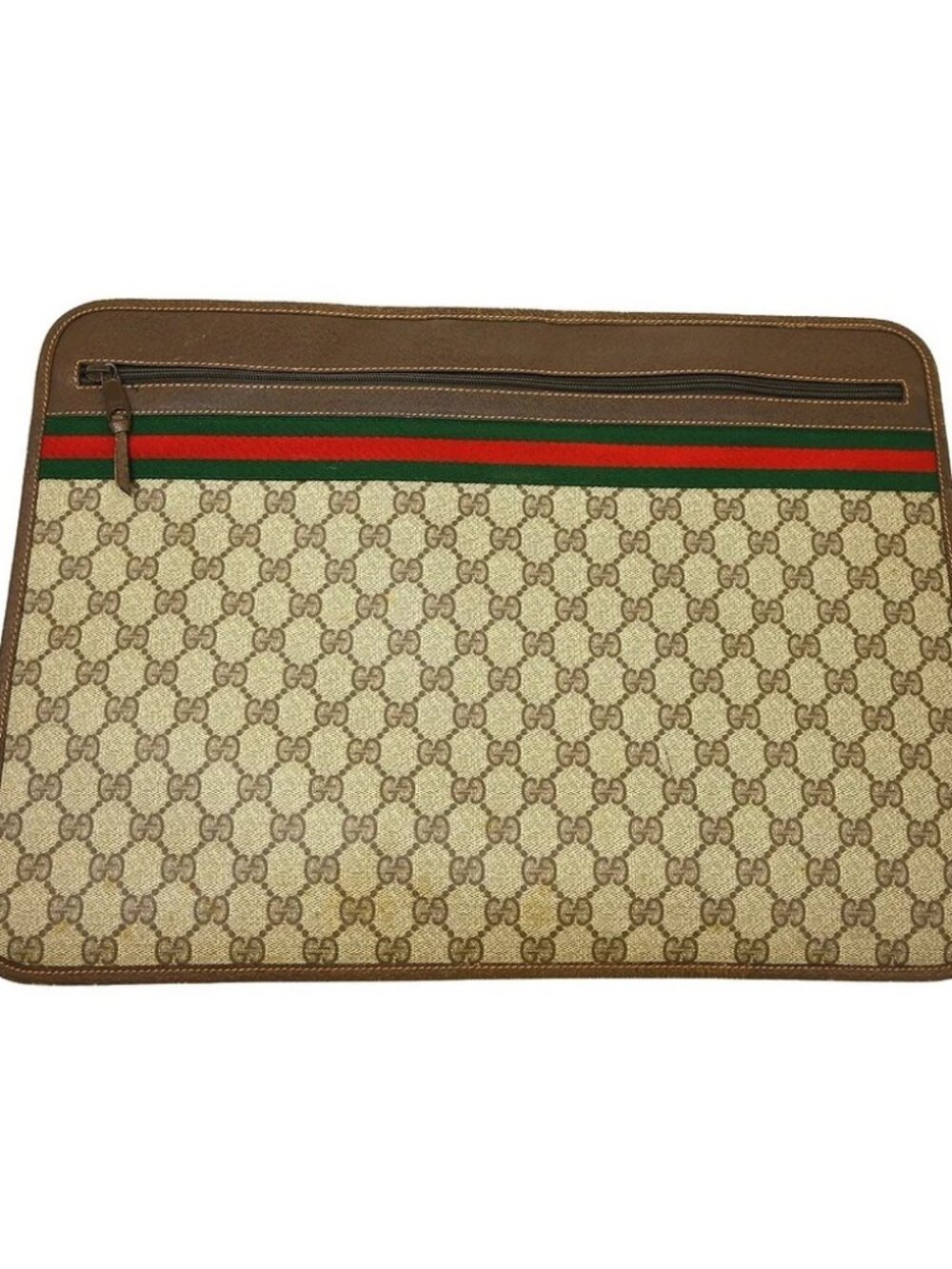 Gucci Beige GG Sherry Clutch Bag